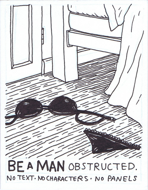 Be a Man - Obstructed - Front Cover
