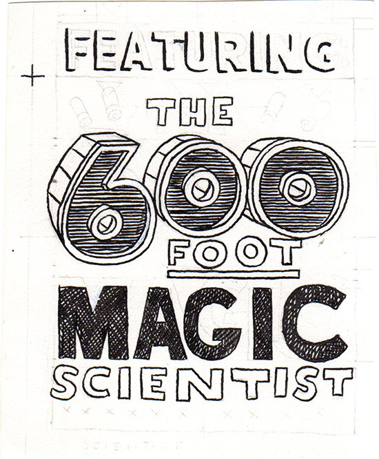 DUHY Science Fiction title ("Featuring 600 ft Magic Scientist")